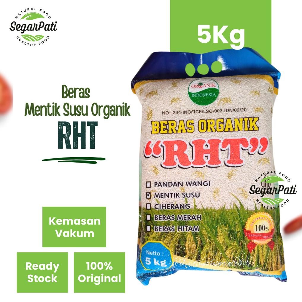 

ready RHT Beras Mentik Susu Organik Premium 5Kg Bersertifikat murah
