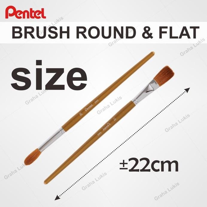 

ready Pentel Brush ZBS Series - Horse Hair Watercolor