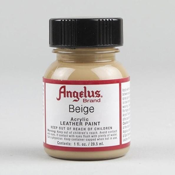 

ready Angelus Cat Bahan Kulit Beige 1 Oz 29ML Acrylic Leather Paint Berbasis Air untuk Sepatu & Sofa USA - Painting