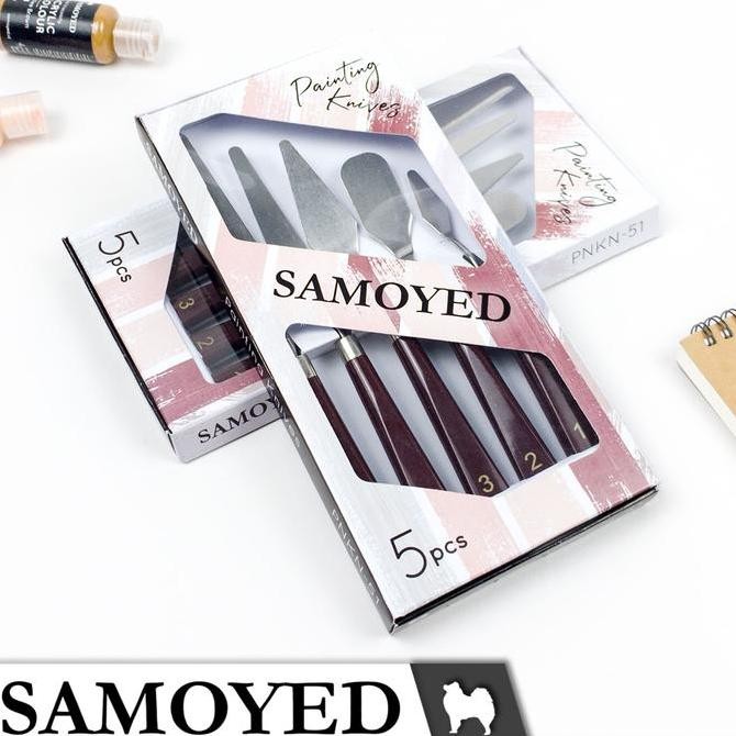 

ready Pisau / Spatula Lukis / Palet / Tanah Liat / Dekorasi Kue / Artist Painting / Mixing Palette / Clay / Cake Frosting Knife / Knives / Scraper Set Samoyed PNKN-51