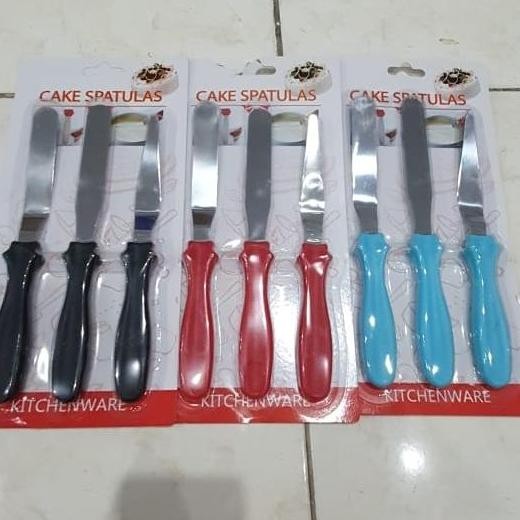 

ready pisau pallete palet kue. satu set isi 3