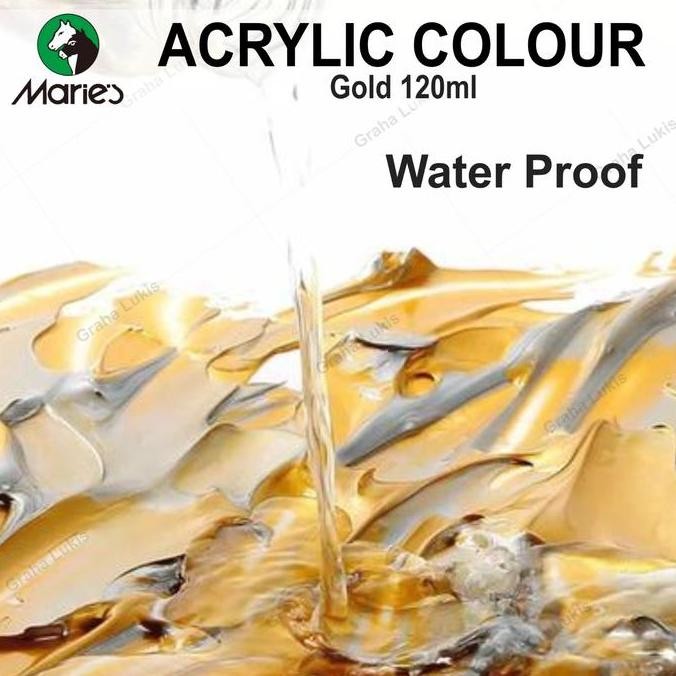 

ready Cat akrilik Maries 120 ml Gold