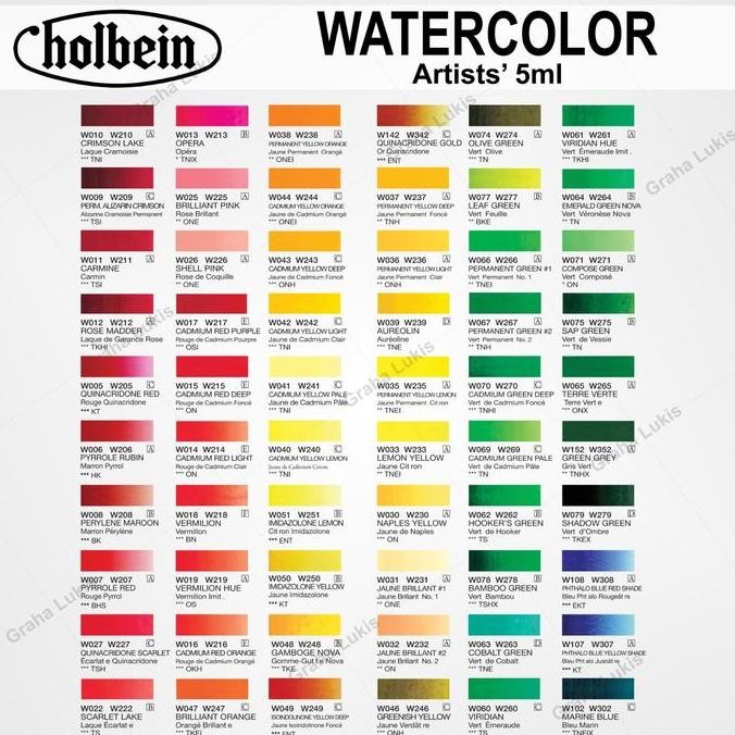 

ready Holbein Artists' Watercolour 5ml - Serie C