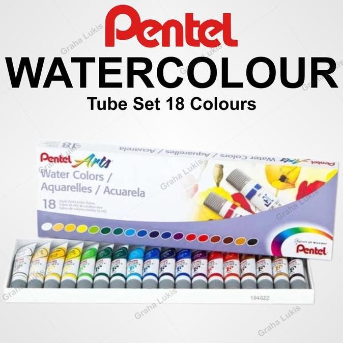 

ready Pentel Water Colours Set 18 / Cat Air Pentel 18 Warna