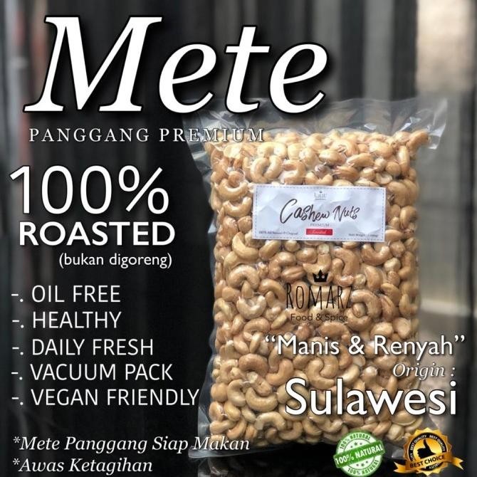 

(Expert) KACANG METE MEDE OVEN PANGGANG SUPER ROASTED ORIGINAL 1kg