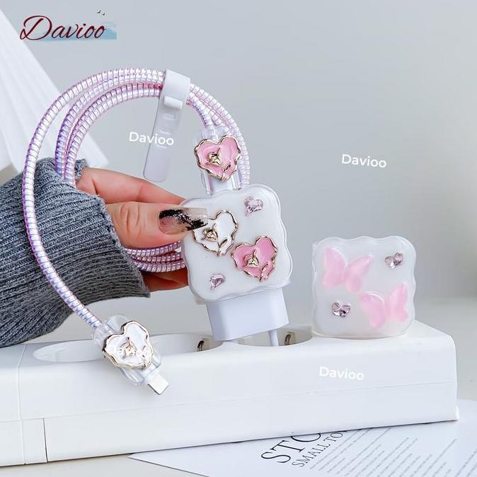 ready Pelindung Charger SAMSUNG 25W OVAL EP-TA800 |Set 5 Item Paket Cover Pelindung Kabel & Kepala C