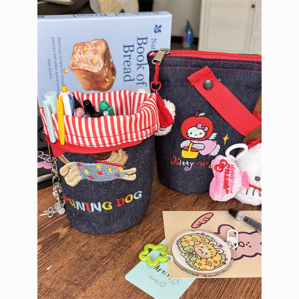 

Tempat Pensil Lipat Gaya Jepang Untuk Pelajar, Tas Penyimpanan Portabel Berkapasitas Besar