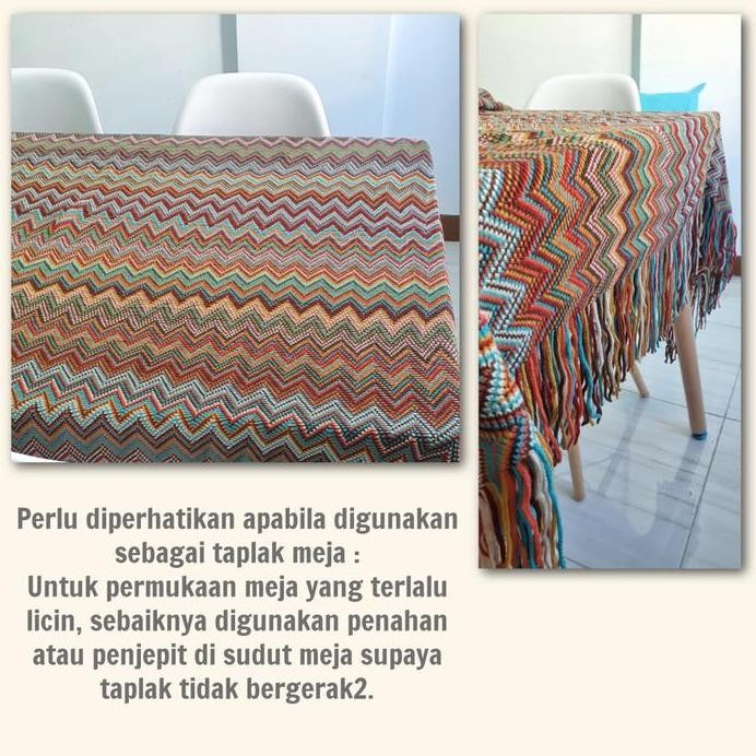 ready Bohemian Sofa Blanket Ethnic Blanket Bedspread / Penutup Sofa