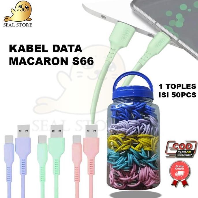 Berkualitas Kabel Data Micro 1 Toples 50 Pcs USB Cable Data Charge Toples Warna Lentur Hijau MURAH