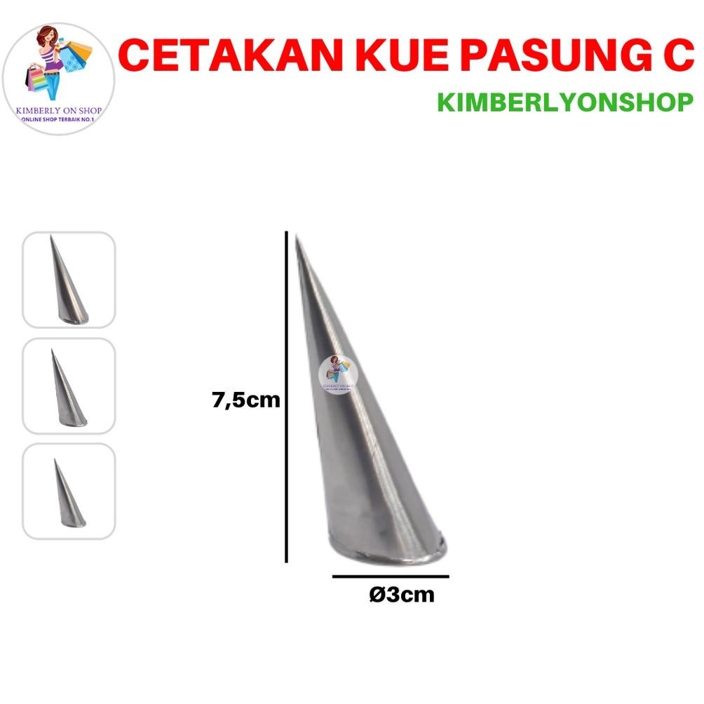 Cetakan Kue Pasung Kue Rum Horn Kue Cuncum Serbaguna Stock