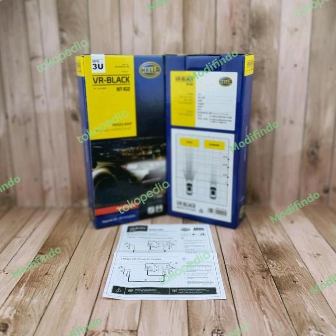 ready KABEL RELAY SET HELLA UNTUK LAMPU H4 MOBIL 3 RELAY ASLI 100% HELLA ORI