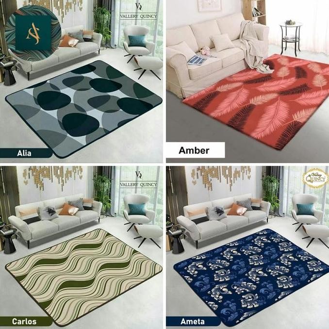 ready Karpet Valery Quincy, Karpet anti slip 150x190, Karpet Malaysia