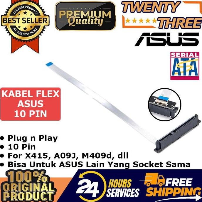 Berkualitas Kabel Flex Fleksibel Flexible Konektor HDD SSD Sata Laptop Asus X415 1409J M409D Upgrade