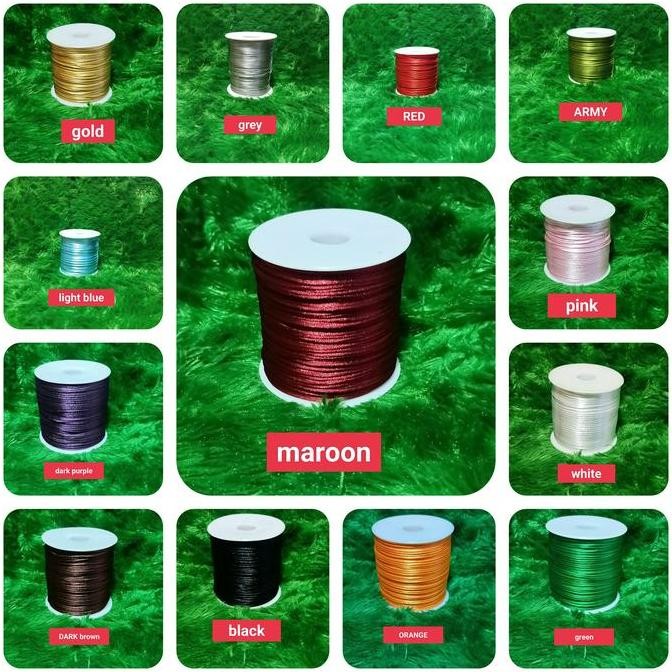 

baru !!! tali satin/tali Shanghai/tali china 1mm rollan