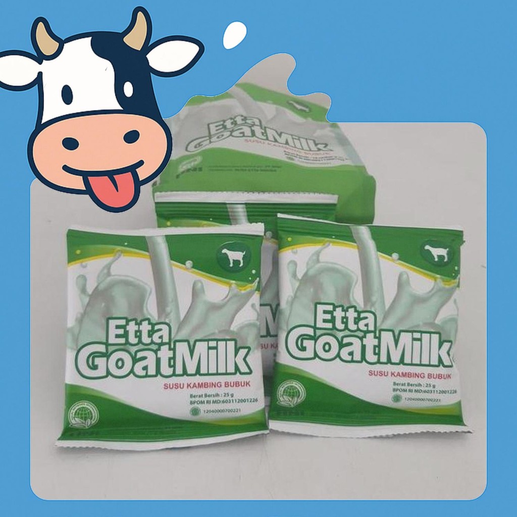 

Diskon Etta Goatmilk Hni Hpai 200Gr Susu Kambing Etawa Bubuk Egm Isi 10 Sachet Original Dairy