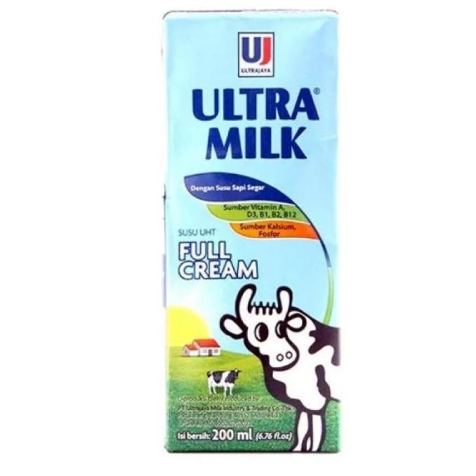

(Expert) Ultra Milk Susu UHT Full Cream 200 ml / 1 dus