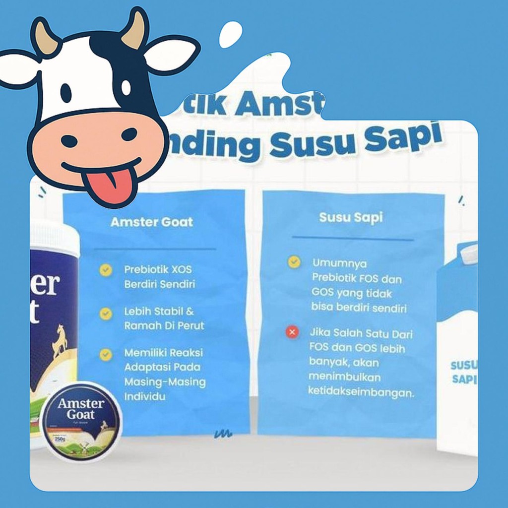 

Kualitas Terbaik Amstergoat Susu Kambing Bubuk Original 250G - Susu Kambing Ahlinya Masalah Pencernaan