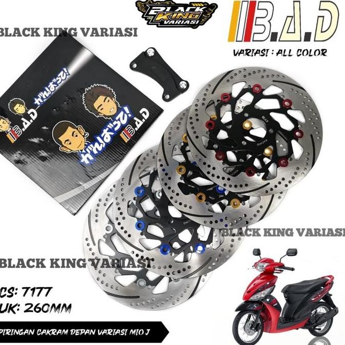 Disc Brake Piringan Cakram 260MM Floting Mio J Mio M3 Mio Soul Mio GT Piringan Mio 3 Lubang PNP Disc