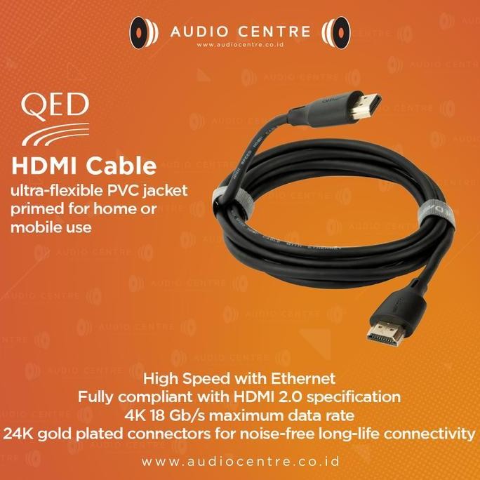Berkualitas QED Connect HDMI Cable kabel HDMI MURAH