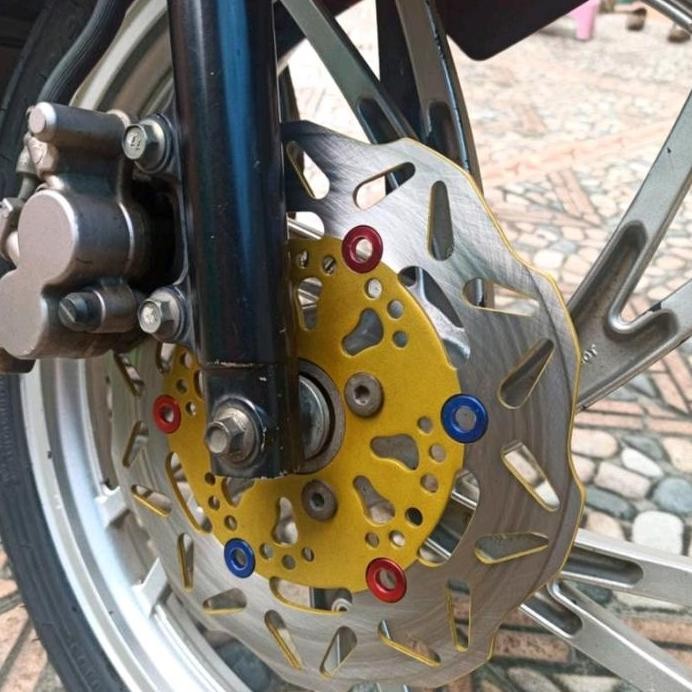 PIRINGAN CAKRAM DEPAN VARIASI BULAT/GRIGI FROUTING SMASH SHOGUN 220MM murah