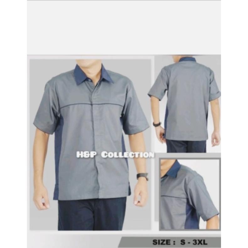 ORIGINAL DVR Baju Seragam Kerja Lapangan, Kemeja Seragam Kerja, Kemeja Seragam Kantor, Kemeja Seraga