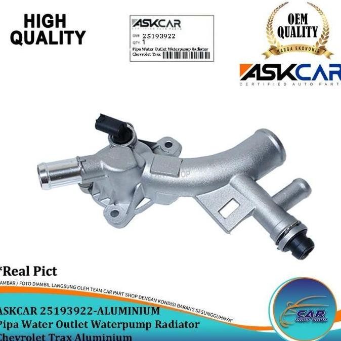 Pipa Water Outlet Wateump Radiator Chevrolet Trax Aluminium