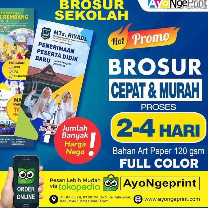 

[[ XIAMUNG / CETAK FLYER BROSUR PROMOSI A5 (14.8X21 CM) FULL COLOR | 500 LEMBAR BEST SELLER