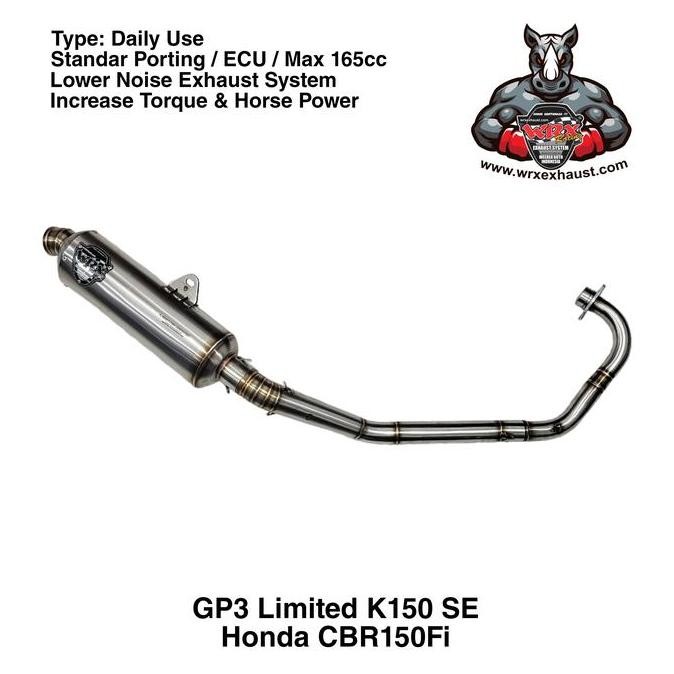 Sale Knalpot Wrx Gp3 Limited K150 Se Cbr150Fi