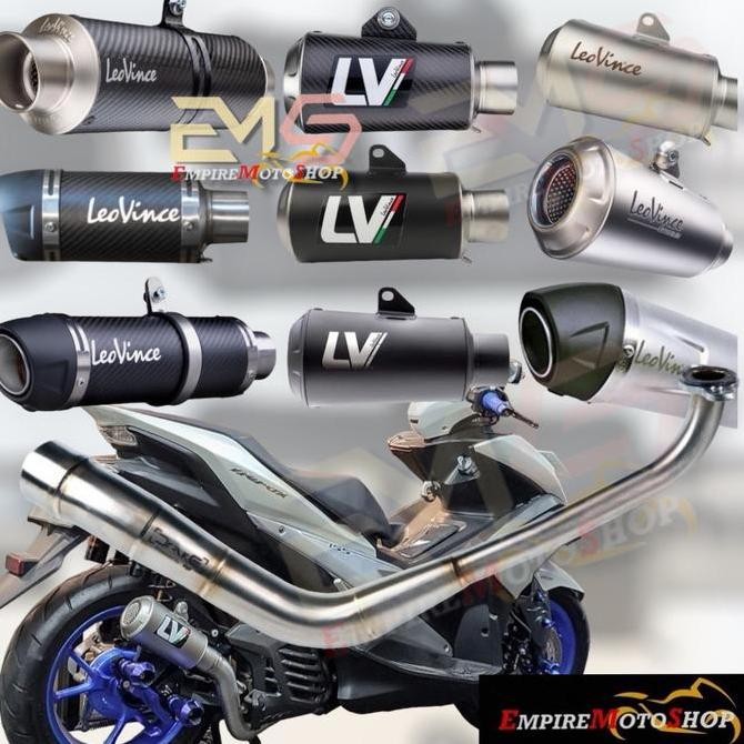Grosir Knalpot Leovince Aerox 155 New Aerox155 Fullsystem