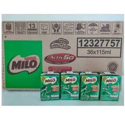 

(Expert) Milo Kotak Active Go 110 ml Susu Cair Cokelat UHT Coklat dus box karton