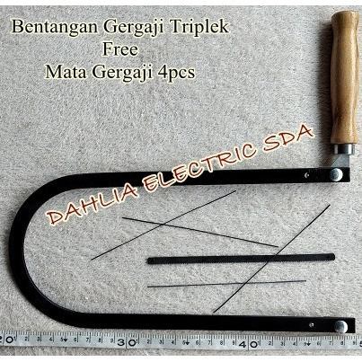 (Expert) BENTANGAN GERGAJI TRIPLEK FREE / MATA GERGAJI 4 PCS