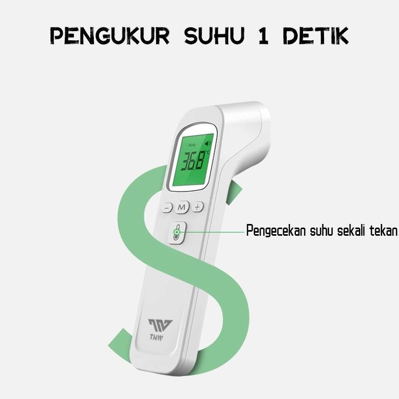 Termometer digital termometer inframerah termometer tanpa termometer handheld alat pengukuran demam 