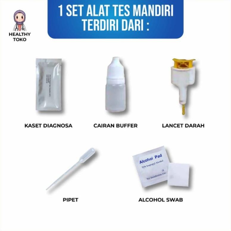OneStep 1 Set HIV/AIDS Test 4.0 Merk IS indec Akurat 100% terlaris