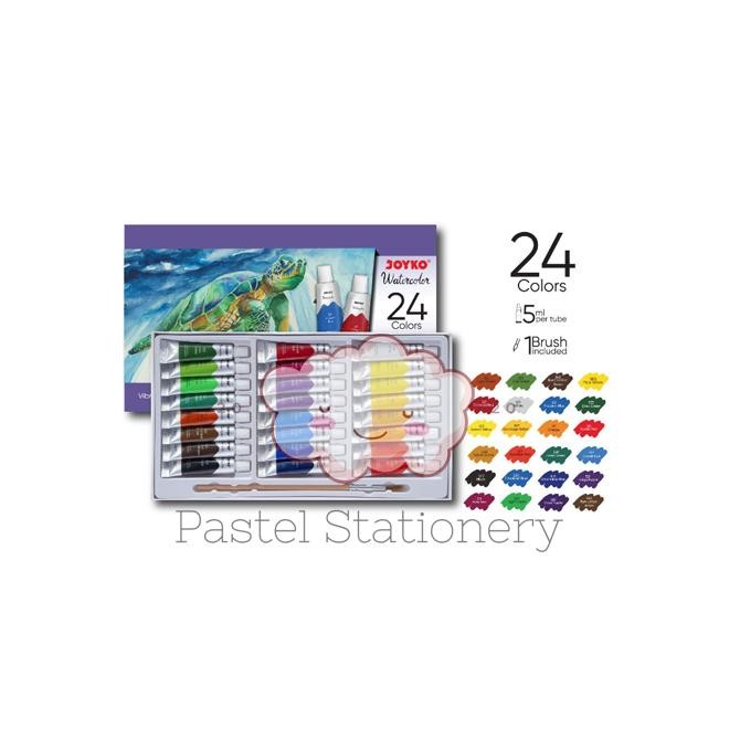 

Cat Air Joyko WC-4-24 Color - Watercolor Watercolour Set 24 Warna Terlaris