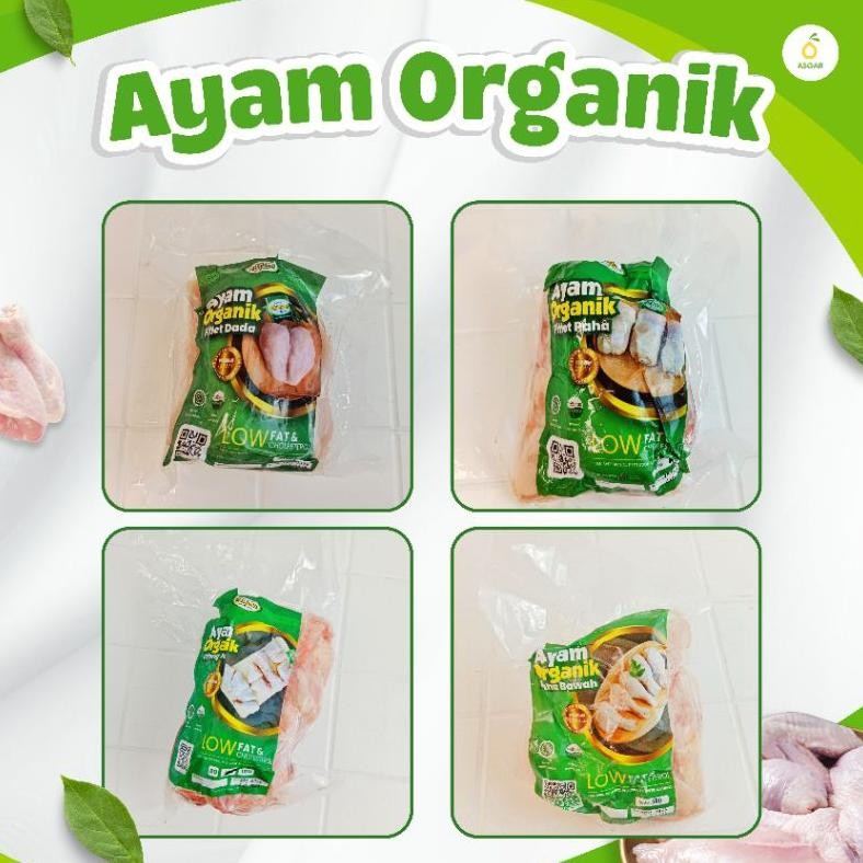 

Ayam Organik Berkah Chicken 500Gr-1Kg - Utuh, Fillet, Paha, Ceker, Ati Ampela Original