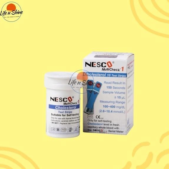 Strip Nesco Kolesterol / Stik Nesco Kolesterol Strip Kolesterol Nesco terlaris