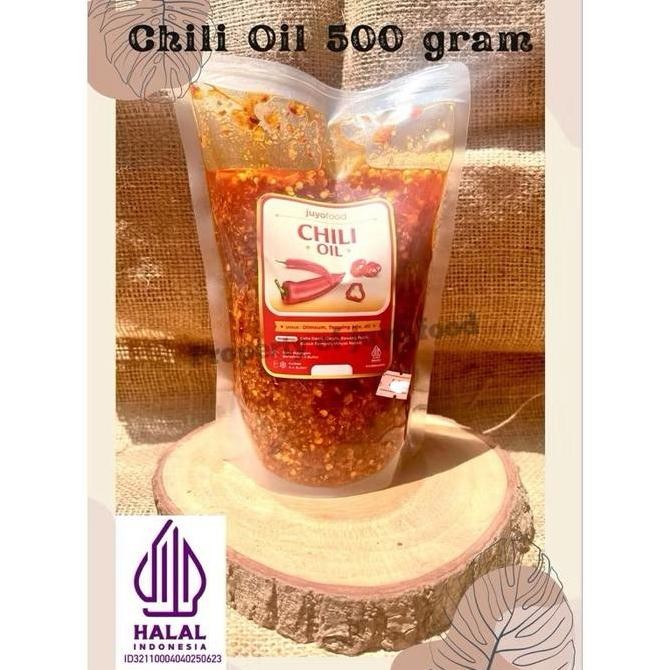 

Chili oil minyak cabe Halal utk dimsum baso aci ramen mie nasi goreng SHA