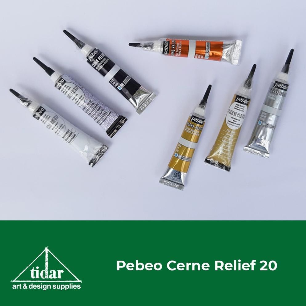 

Pebeo Cerne Relief Outliner 20 ml - Decorfin Glass - Ceramics - Kaca Terlaris