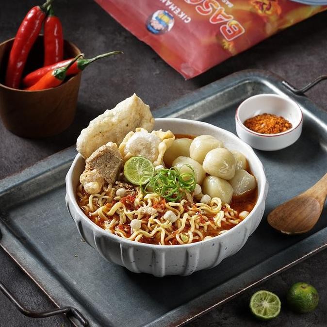 

CIKEMAM - PAKET CIKEMAM + CUANKI ( Baso Aci Seblak Cuanki Cingrea (Cireng Salarea) ) - (Baso Aci Rabokki Topokki Cuanki) Pedas Bawang Food Makanan Instan Mie Chili Sambal Gochujang Kuah Ayam Soto Kari SHA