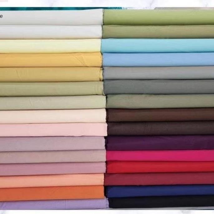 Sprei katun jepang polos 120x200 180x200 200x200cm