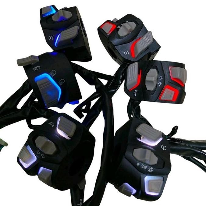 Saklar Led Vietnam Holder Stang Lampu Led Saklar Motor Nyala Lampu Led Saklar Led Vario Nmax Pcx Sco