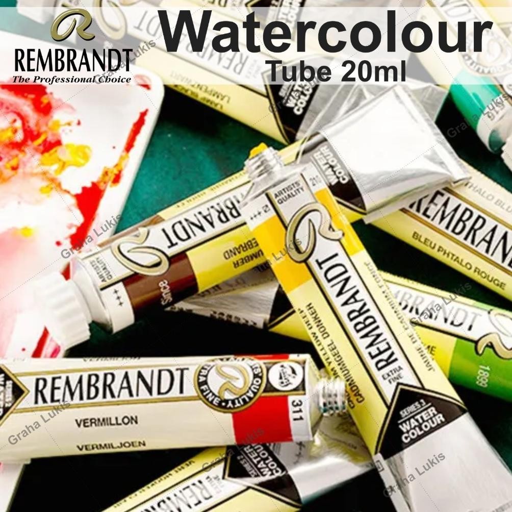 

Rembrandt Water Colour Tube 5ml Series 3 Terlaris