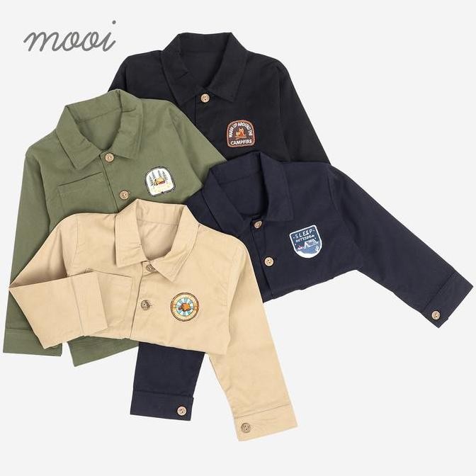 Grosir Mooi Jaket Anak Ezio Pocket Jacket - Size 1-5 Years
