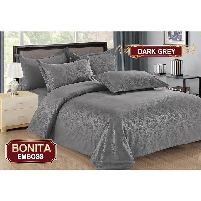 BONITA - bedcover set 180x200 bonita polos emboss - sprei bonita polos