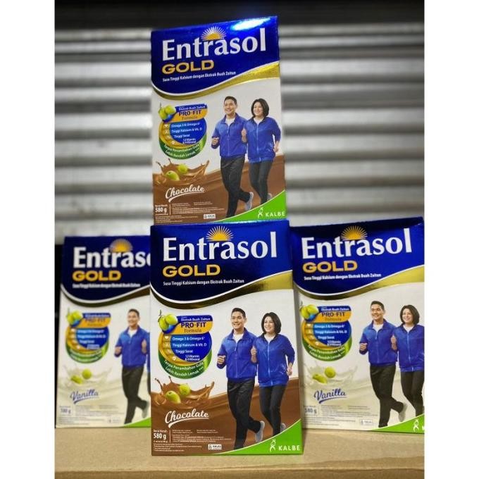 

(Expert) Susu Entrasol Gold Rasa Vanila/ Original/ Coklat Ukuran 560gr kemasan box