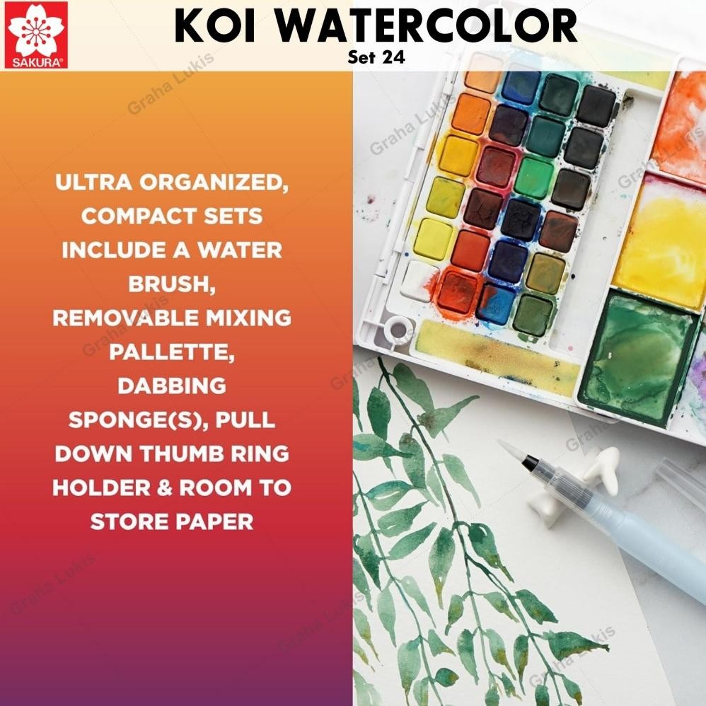 

Sakura Koi Watercolor Pocket 24 Colours Terlaris