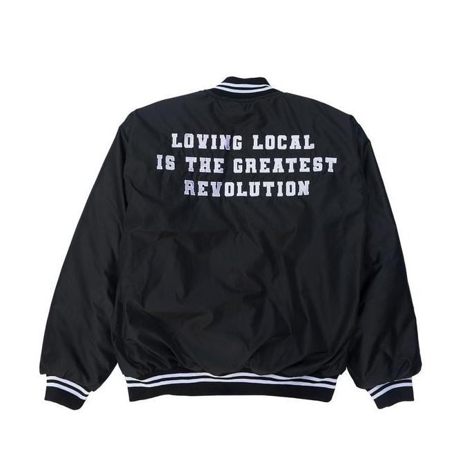 Promo Miscast Varsity Jacket Vintage Thiago Black