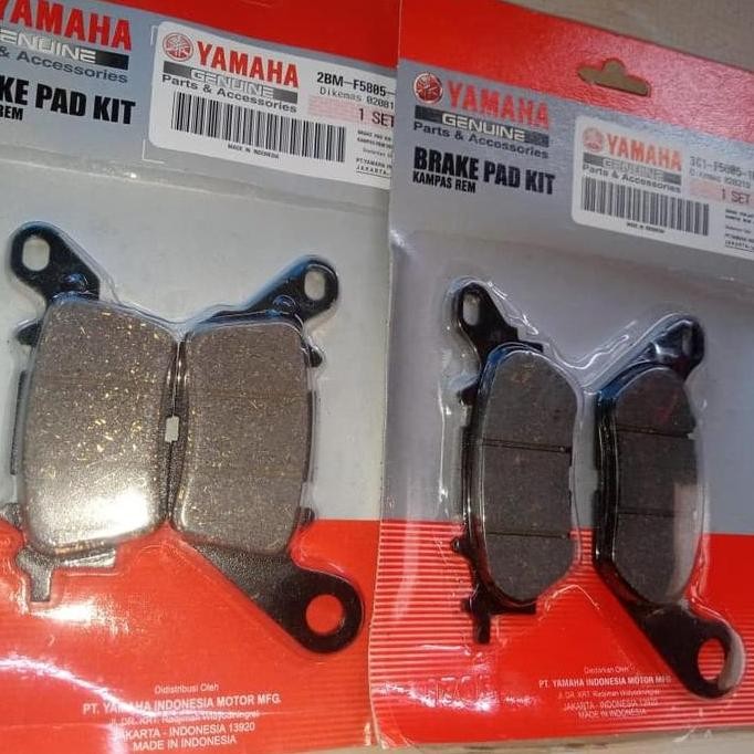 kampas rem set depan belakang Nmax asli ori ygp