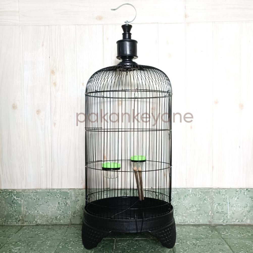 READY STOCK Sangkar Burung Besar Kandang Ram Besi Tebal Kenari LoveBird Pleci Perkutut Puter Cage Bi
