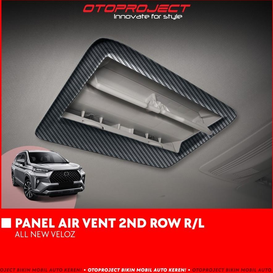 termurah cover panel air vent 2 baris all new avanza xenia veloz 2021 2022 interior aksesoris mobil 